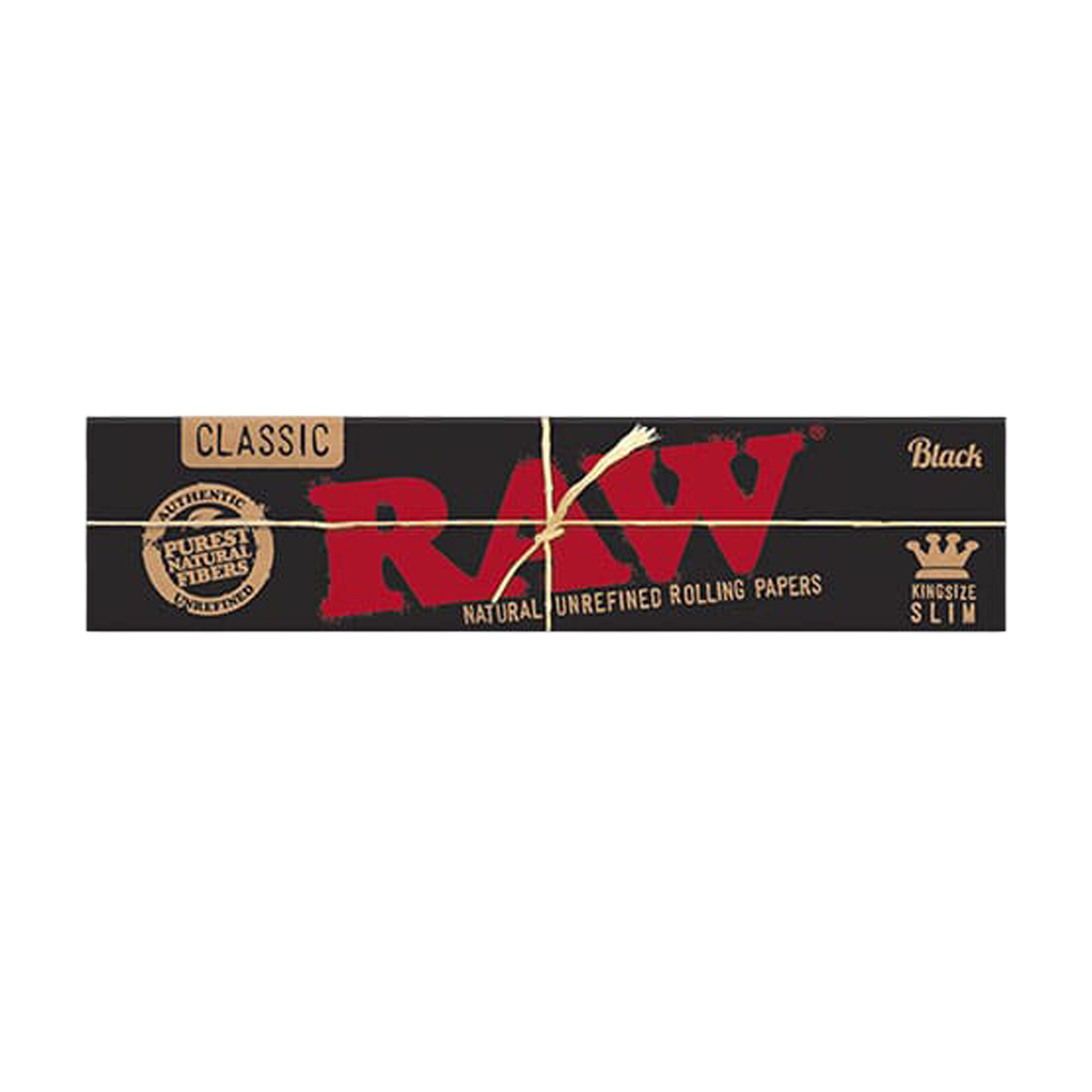 RAW Classic Natural Black Rolling Papers