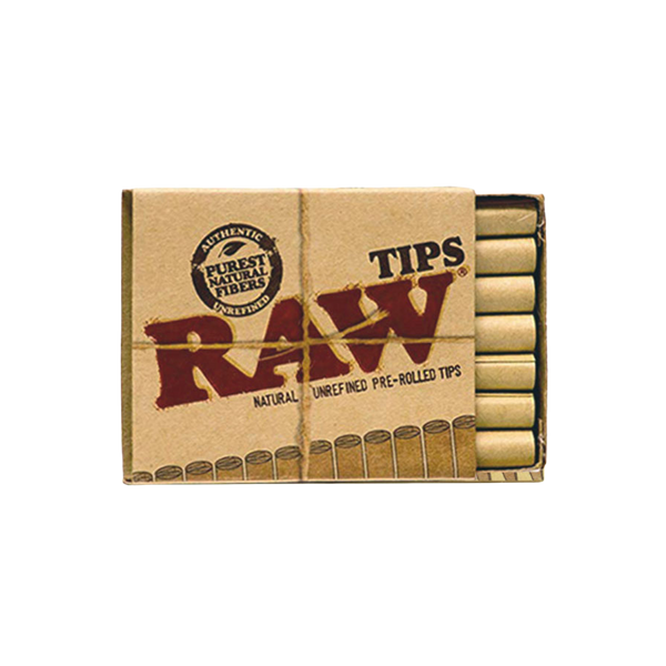RAW Natural Unrefined Pre-rolled Tips