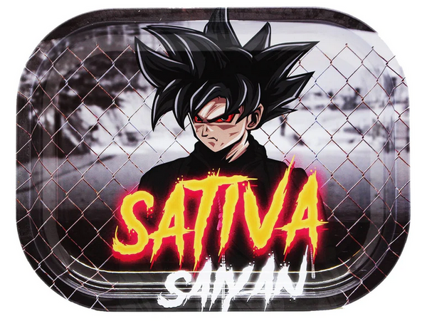 Smoke Arsenal Rolling Tray - Small - Sativa Saiyan