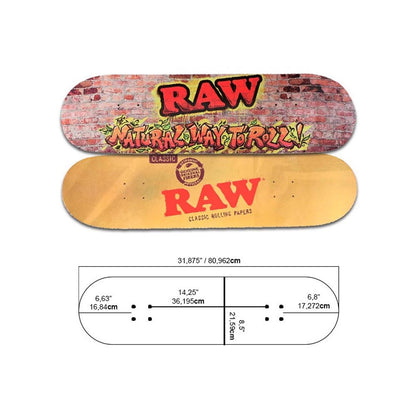 RAW Skateboard Deck