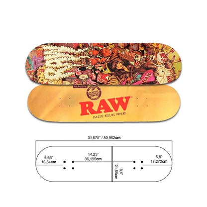 RAW Skateboard Deck