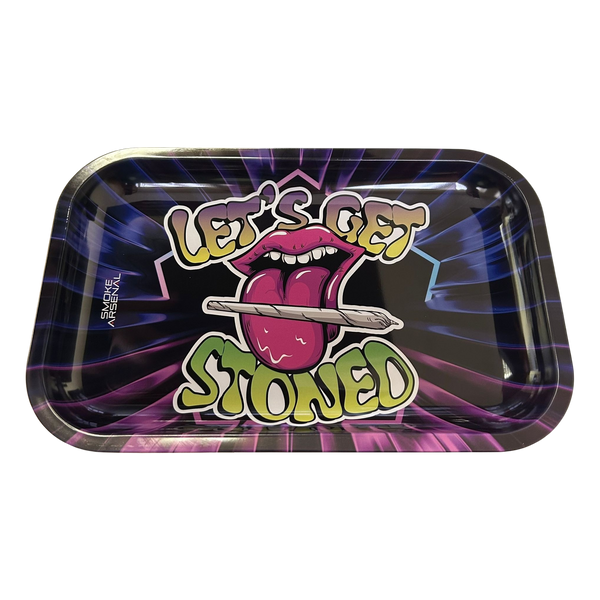 Smoke Arsenal Rolling Tray - Medium - Let's Get Stoned