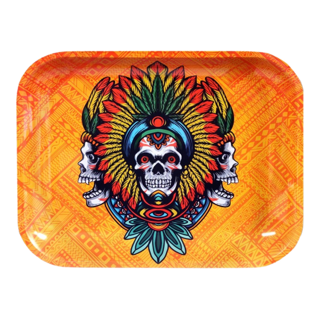 Smoke Arsenal Rolling Tray Large - Tribal Kush Smoke Arsenal