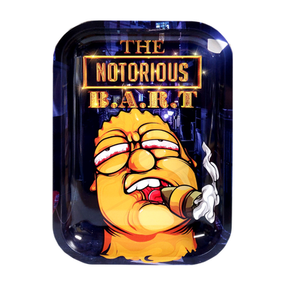 Smoke Arsenal Rolling Tray Medium - Notorious Bart-Smoke Arsenal