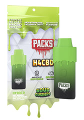 Packs by Packwoods H4CBD Disposable Vape 2ml/1000mg - Sour Gushers