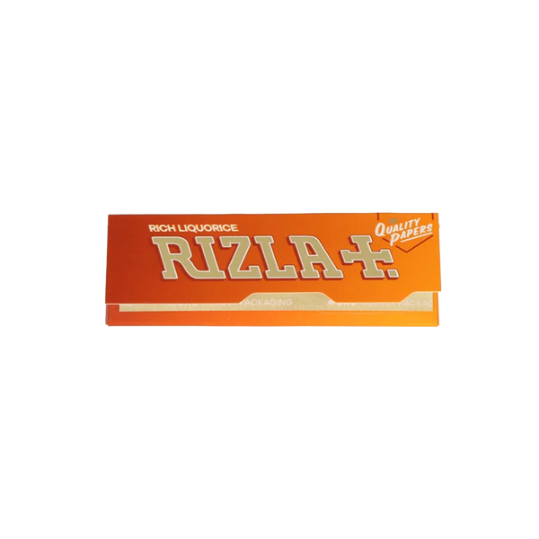 RIZLA Flavoured Rolling Papers: Rich Liquorice - Regular - Single Pack