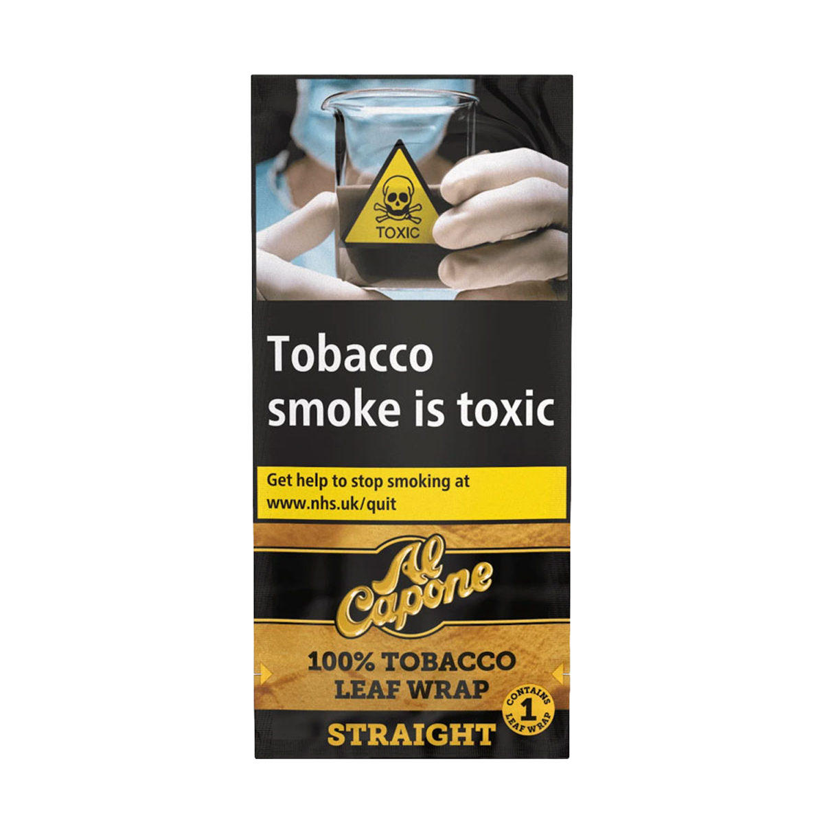 Al Capone Tobacco Leaf Wraps - Straight
