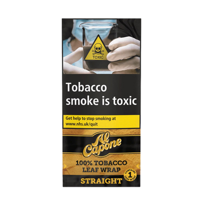 Al Capone Tobacco Leaf Wraps - Straight