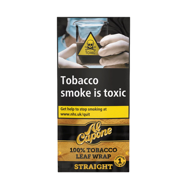 Al Capone Tobacco Leaf Wraps - Straight