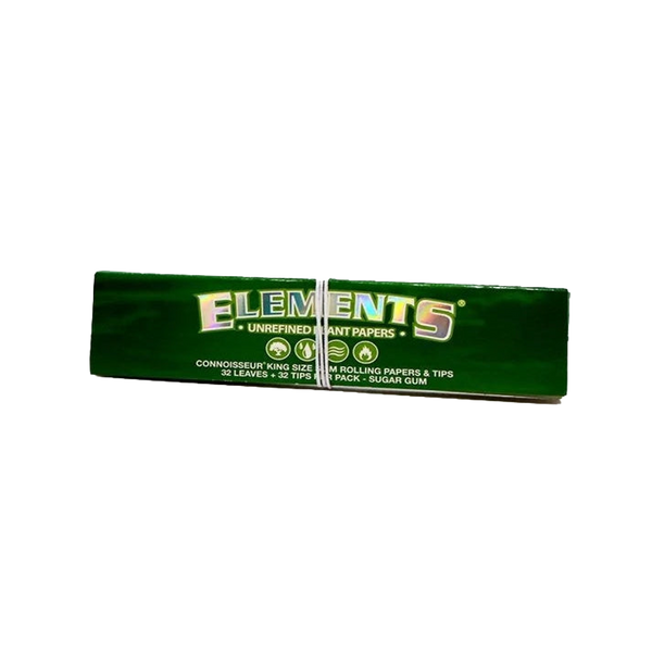 Elements Connoisseur Ultra Thin Unrefined Plant Rolling Papers & Tips