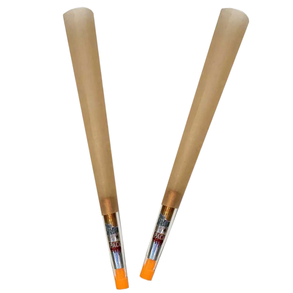 Packs x Glones Glass Tip 2 x Cones - Natural - King Size (Twin Pack)