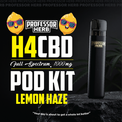 Professor herb h4cbd pod kit lemon haze