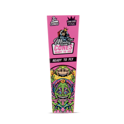 Monkey King Pre-Rolled Cones: Pink