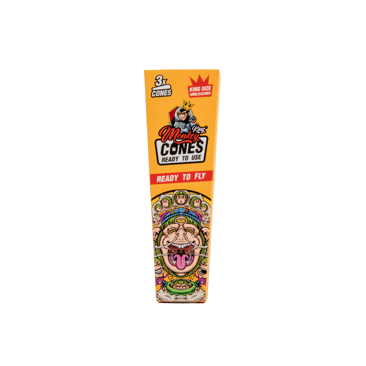 Monkey King Pre-Rolled Cones: Unbleached
