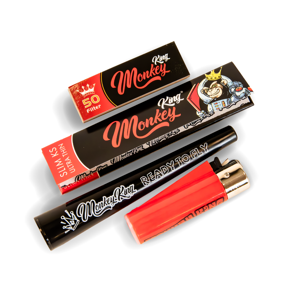 King Monkey vape pen and packaging on a white background