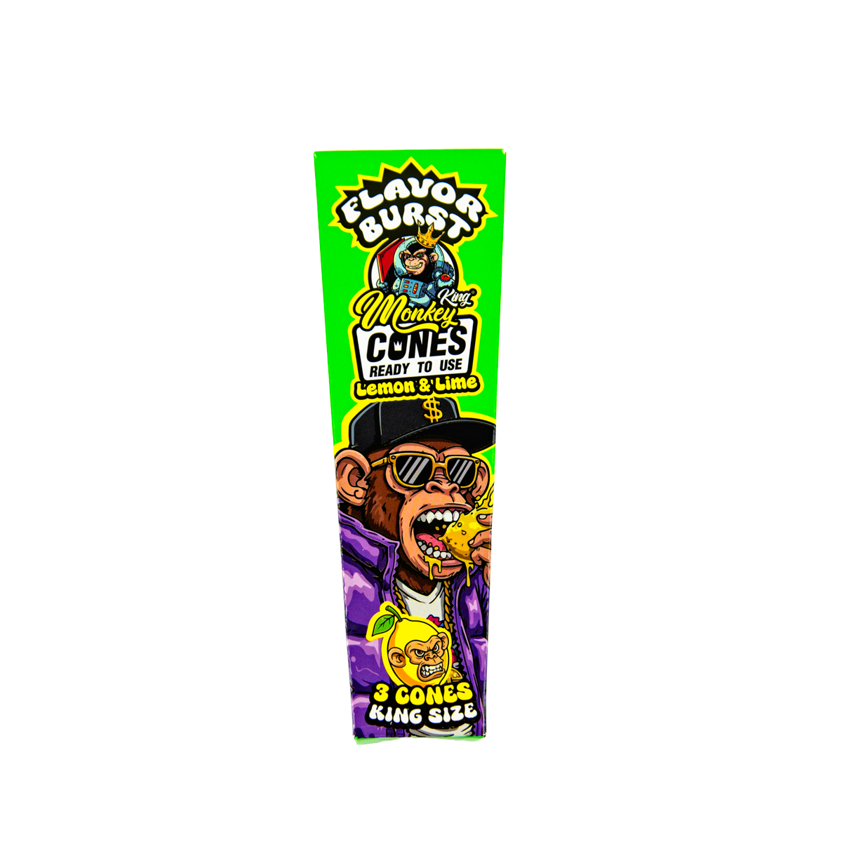 Monkey King King Size Flavor Burst Cones - (3 Pack)