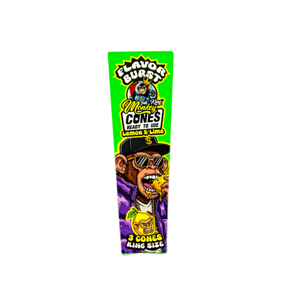 Monkey King King Size Flavor Burst Cones - (3 Pack)