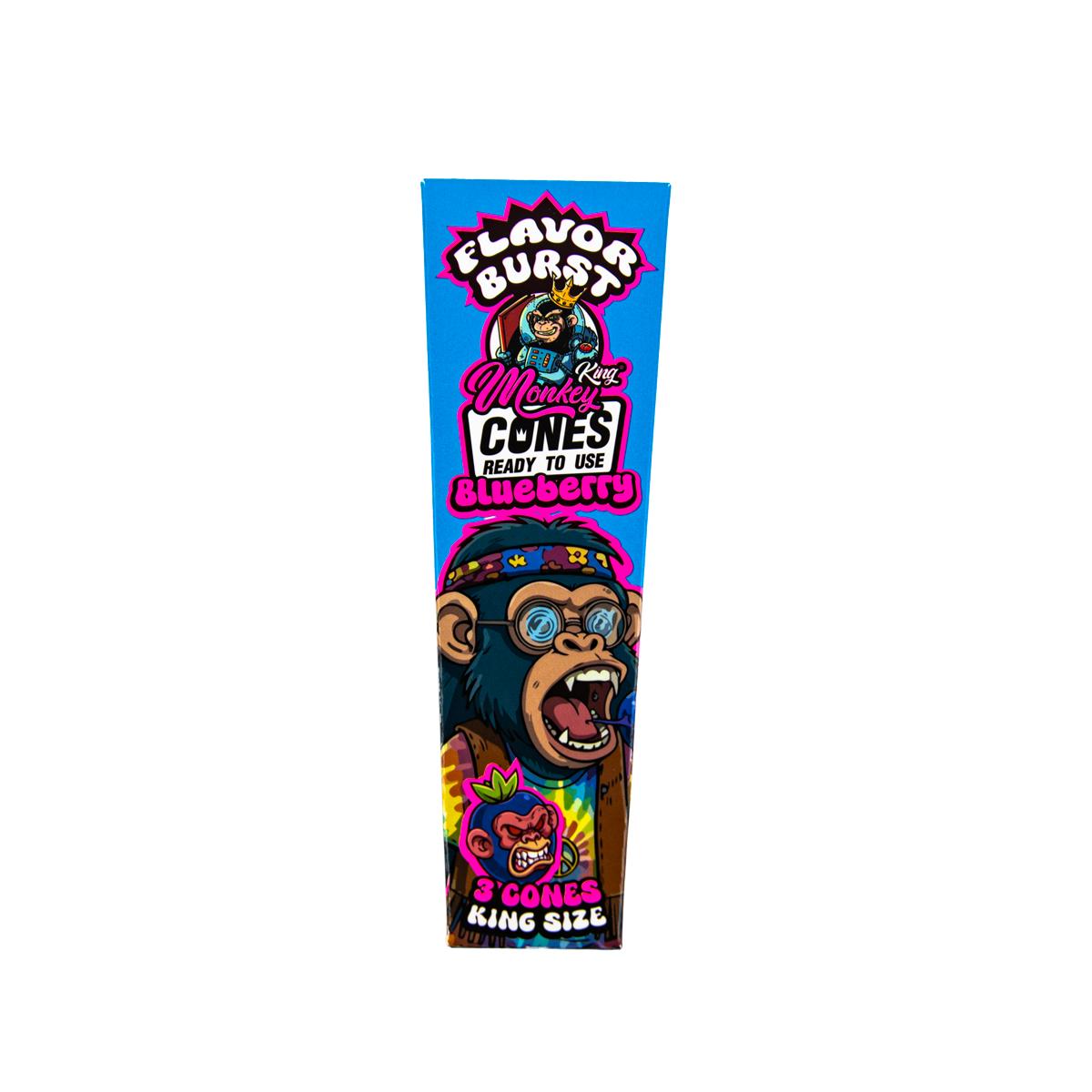 Monkey King King Size Flavor Burst Cones - (3 Pack)