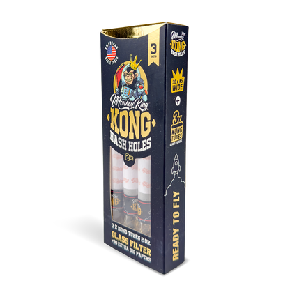 Monkey King Kong Tubes: Hash Holes King Size Wide - 3 Tubes