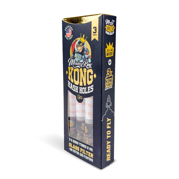 Monkey King Kong Tubes: Hash Holes King Size Wide - 3 Tubes