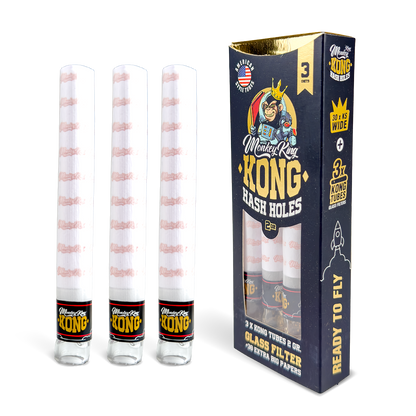 Monkey King Kong Tubes: Hash Holes King Size Wide - 3 Tubes