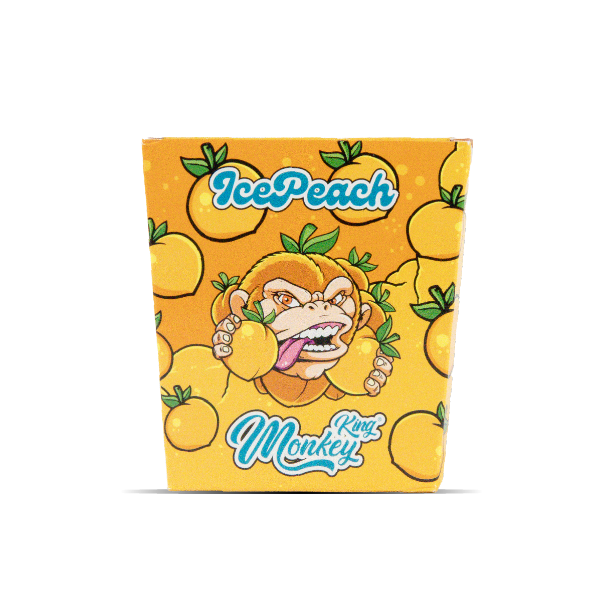 Packaging of Ice Peach King Monkey with cartoon monkey design on a white background