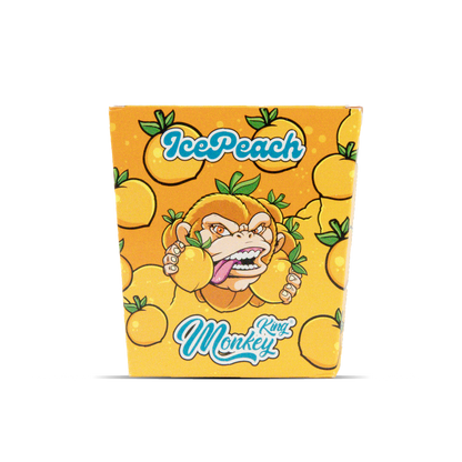 Packaging of Ice Peach King Monkey with cartoon monkey design on a white background