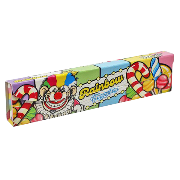 Monkey King Rolling Papers & Tips: Rainbow - King Size