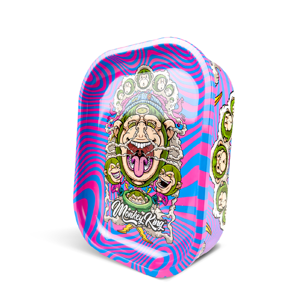 Monkey King Rolling Tray Box - Psychedelic