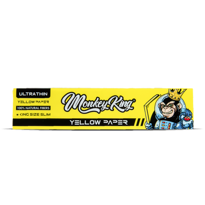 Monkey King Expert Stoners Extreme-Thin Rolling Papers: Yellow