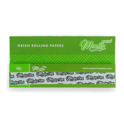 Monkey King Rolling Papers: Green - King Size