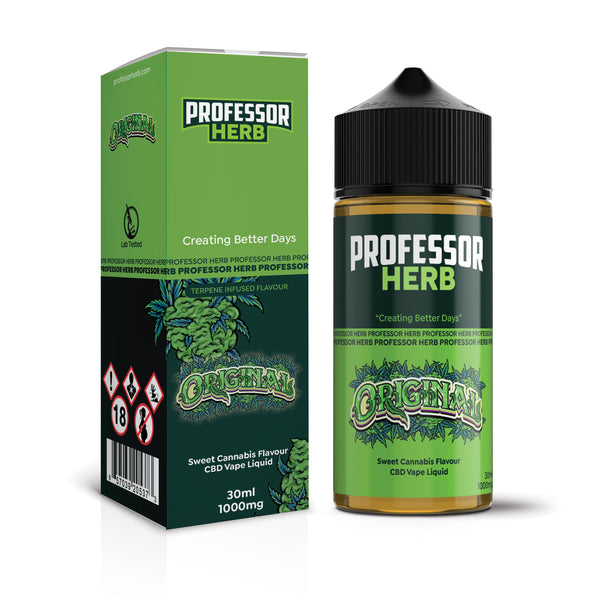 Professor Herb CBD Vape Liquid 1000mg/30ml - Original