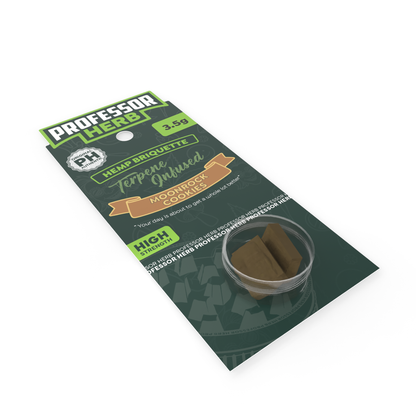 Professor Herb Hemp Briquette Hash (3.5g) - Moonrock Cookies