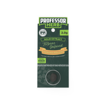 Professor Herb Hemp Solid Extract (2g) - Banana Pollen Hash (15%)