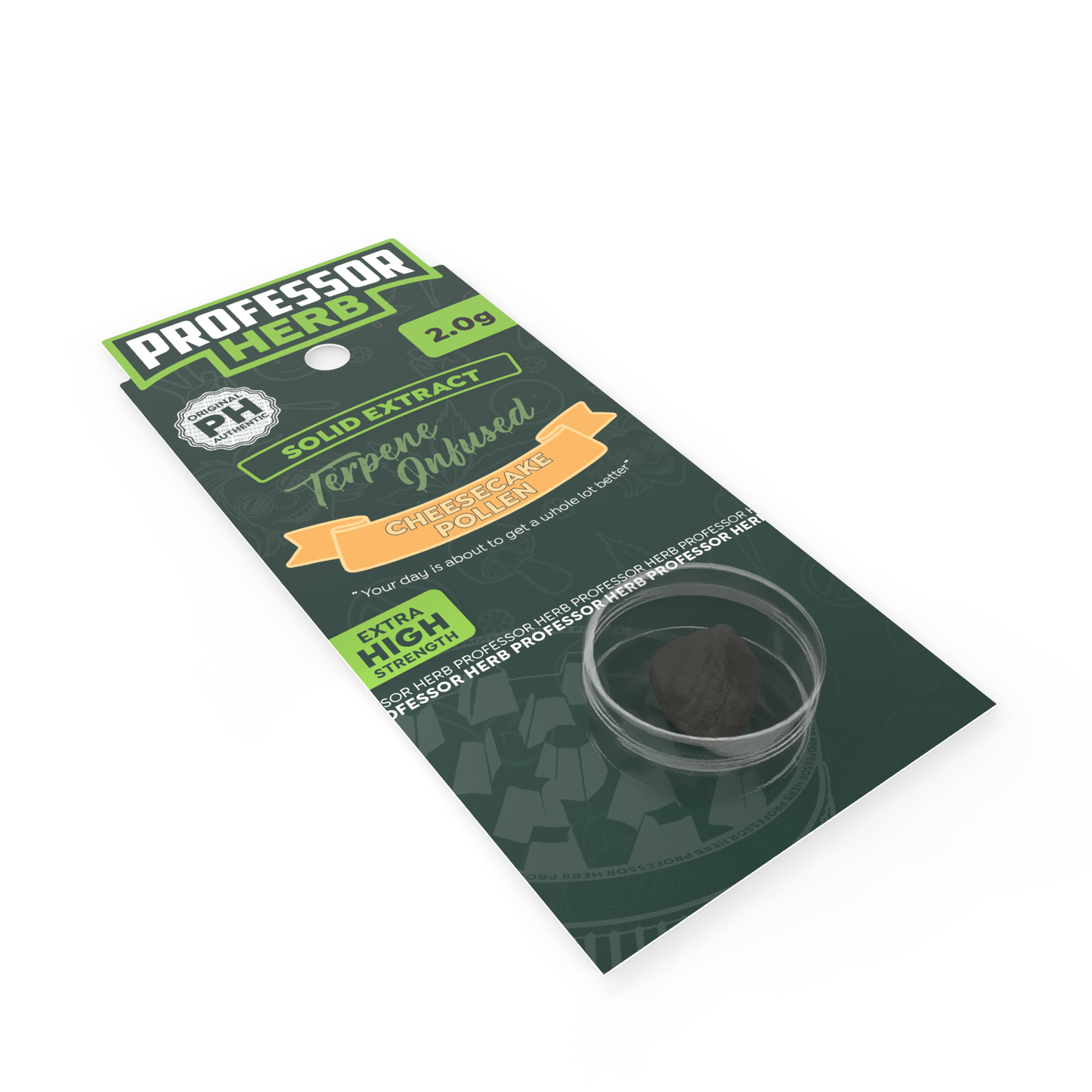 Professor Herb Hemp Solid Extract (2g) - Cheesecake Pollen Hash (15%)