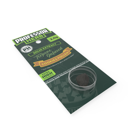 Professor Herb Hemp Solid Extract (2g) - Cookies Pollen Hash (15%)