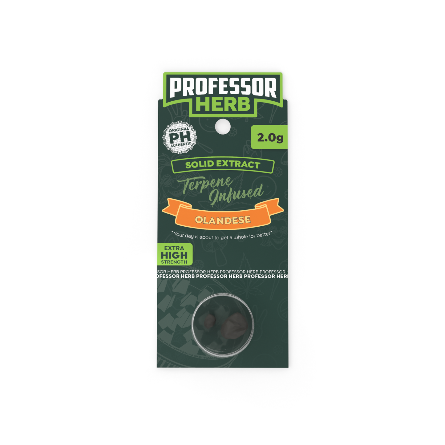 Professor Herb Hemp Solid Extract (2g) - Olandese Hash (18%)
