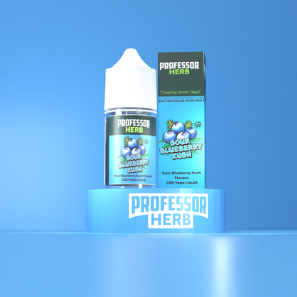 Professor Herb CBD Vape Liquid 1000mg/30ml - Sour Blueberry Kush V2
