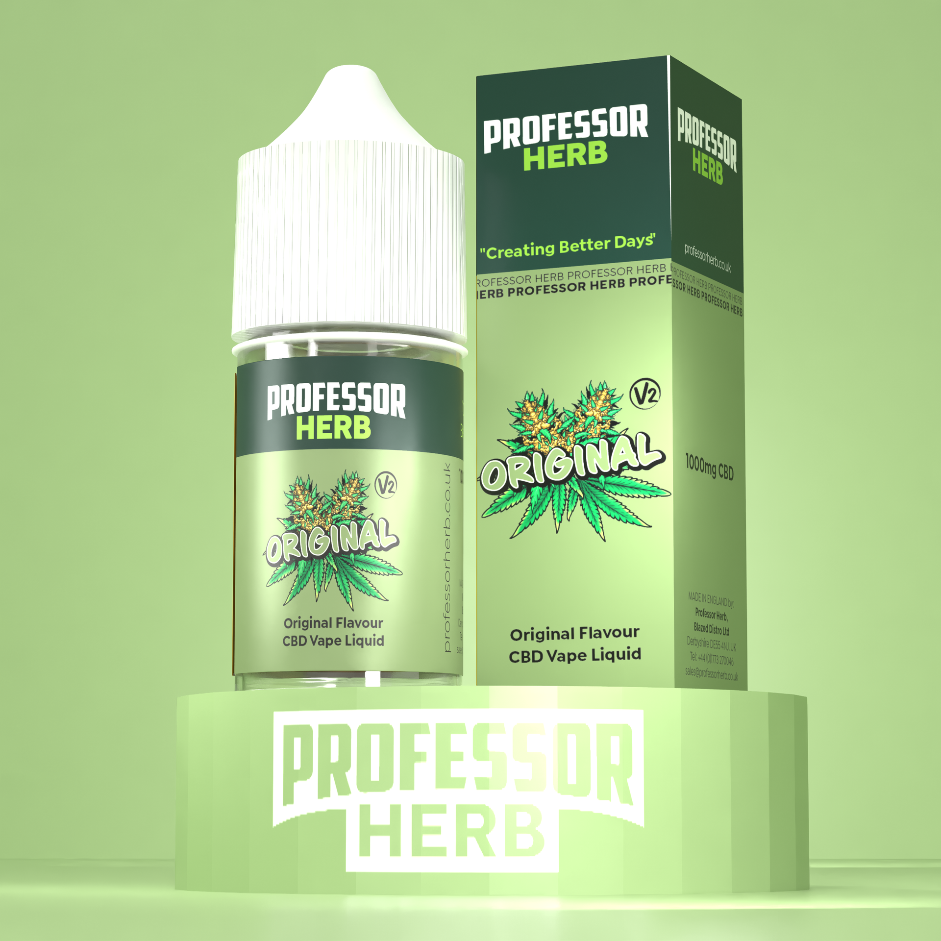 Buy Professor Herb CBD Vape Liquid 1000mg/30ml - Original