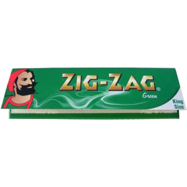 Zig Zag Green Kingsize Papers