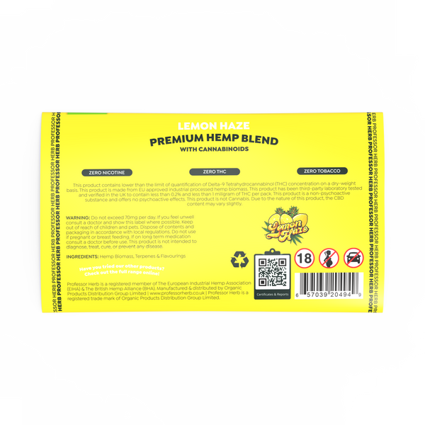 Professor Herb Premium Hemp Blend (20g) - Lemon Haze