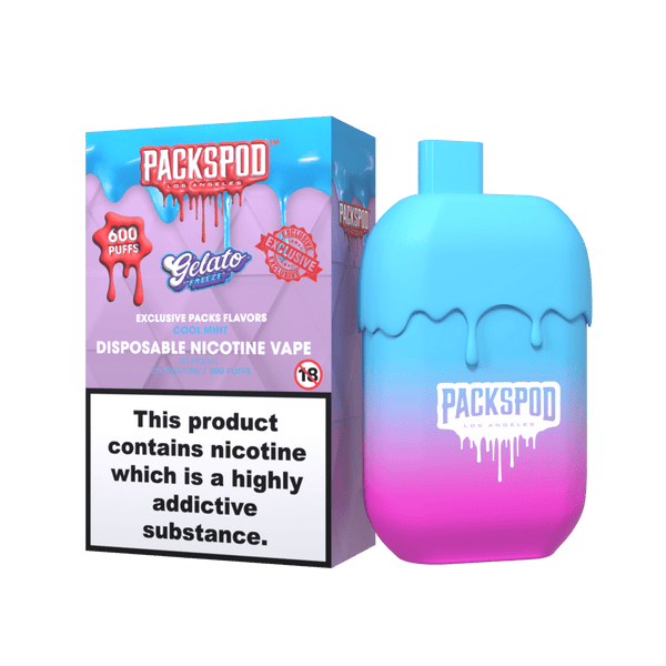 Packspod by Packwoods Nicotine Disposable Vape 2ml/20mg - Gelato Freeze