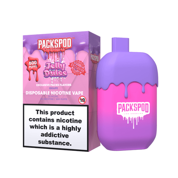 Packspod by Packwoods Nicotine Disposable Vape 2ml/20mg - Jelly Dulce