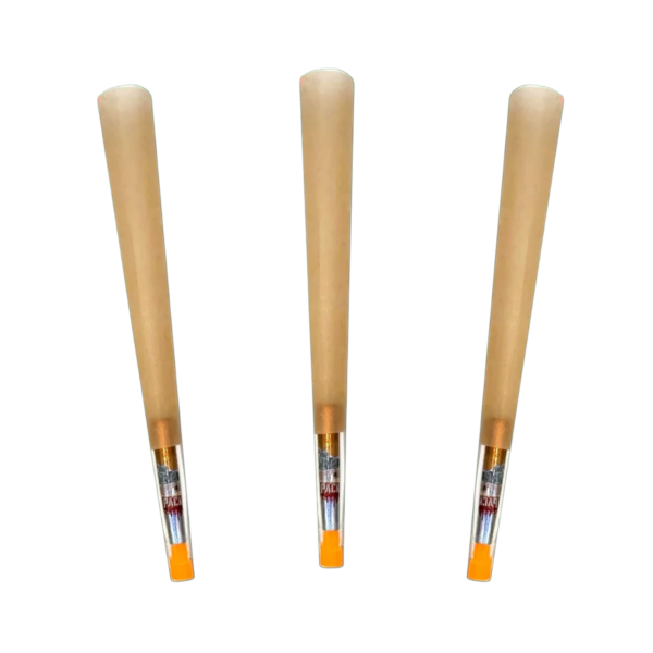 Packs x Glones Glass Tip 2 x Cones - Natural - Mini 1 1/4 (Twin Pack)