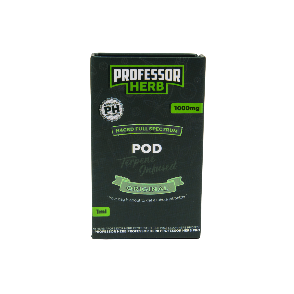 Professor Herb 1000mg Full Spectrum H4CBD 1ml Replacement Pod - Original - Image 7