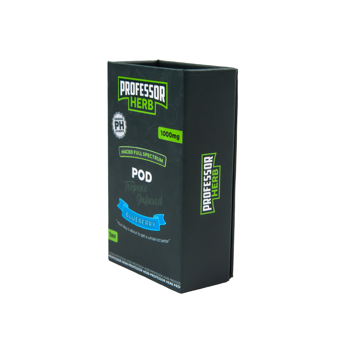 Professor Herb 1000mg Full Spectrum H4CBD 1ml Replacement Pod - Blueberry - Image 6