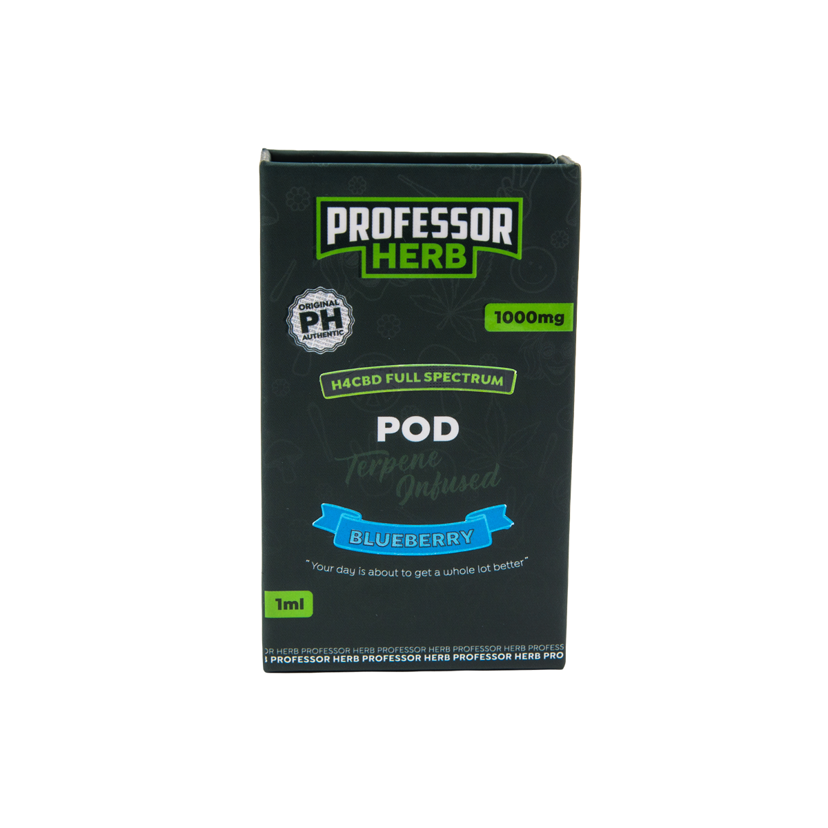 Professor Herb 1000mg Full Spectrum H4CBD 1ml Replacement Pod - Blueberry - Image 7