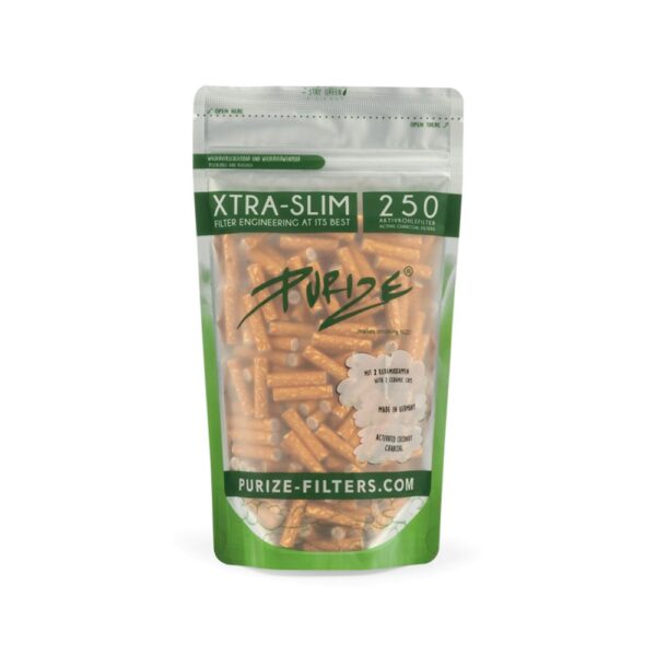 PURIZE® Activated Carbon Xtra Slim Filters Bag (250 pcs) — Spy
