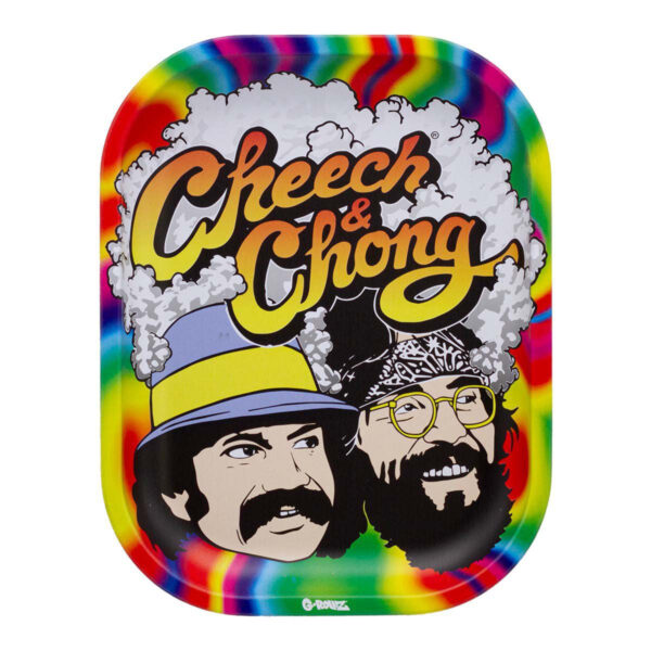 G-Rollz 'Cheech & Chong' Rolling Tray - Trippy — Small