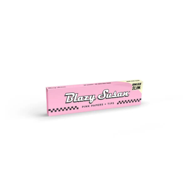 Blazy Susan King Size Rolling Papers - Pink